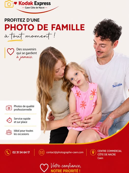 Séance photo papa et enfants